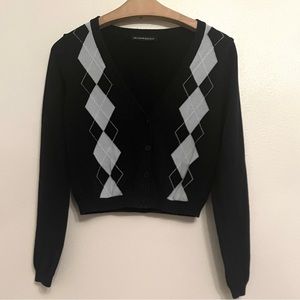 Brandy Melville Elizabeth Cardigan Cropped Sweater